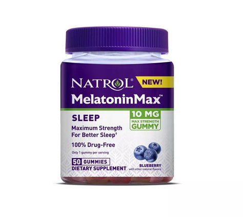 NATROL - MelatoninMax Blueberry 10mg