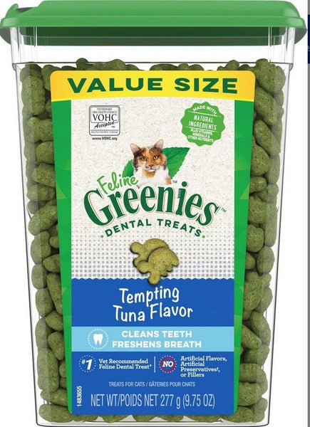 GREENIES - Feline Dental Treats Tempting Tuna Flavor - 9.75 oz (277 g)