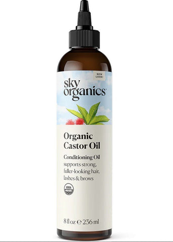 SKY ORGANICS - Organic Castor Oil - 8 fl oz (236 ml)