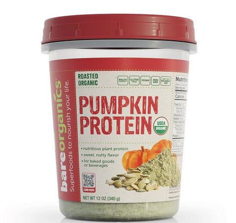 BAREORGANICS - Organic Pumpkin Protein Powder - 12 oz (340 g)