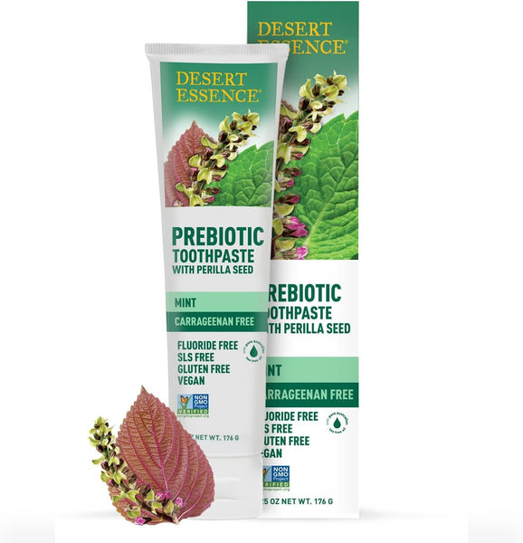 DESERT ESSENCE - Prebiotic Toothpaste Mint - 6.25 oz (176 g)
