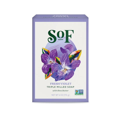 SOUTH OF FRANCE - Fresh VioletBar Soap - 6 oz. (170 g)