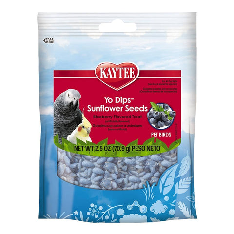 KAYTEE - Yo Dips Sunflower Seeds Blueberry Flavored Treat - 2.5 oz. (70.8 g)