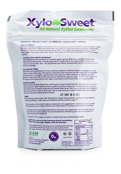 XLEAR - XyloSweet Natural Xylitol Sweetener - 1 lb (454 g)