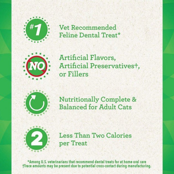 GREENIES - Feline Dental Treats Savory Salmon Flavor - 2.1 oz (60 g)