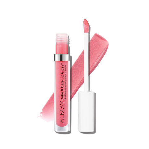 ALMAY - Color & Care Lip Gloss, Pink Twilight - 0.1 fl oz (3 ml)