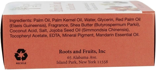 ROOTS & FRUITS - African Red Bar Soap with Shea Butter - 5 oz. (141 g)