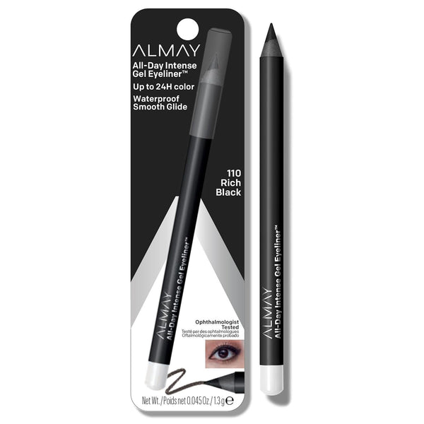 ALMAY - All-Day Intense Gel Eyeliner, Rich Black - 0.045 oz (1.3 g)