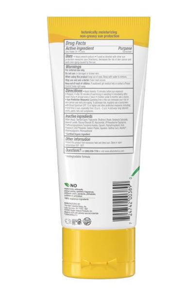ALBA BOTANICA - Sheer Mineral Sunscreen Fragrance Free, SPF 30 - 4 oz. (113 g)