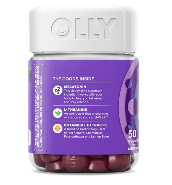 OLLY - Sleep 3mg Melatonin - 50 Gummies
