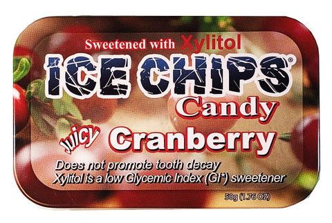 ICE CHIPS CANDY - Cranberry - 1.76 oz. (50 g)