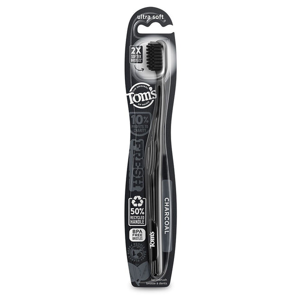 Tom's of Maine - Gentle Charcoal Ultra Soft Toothbrush - 1 Toothbrush