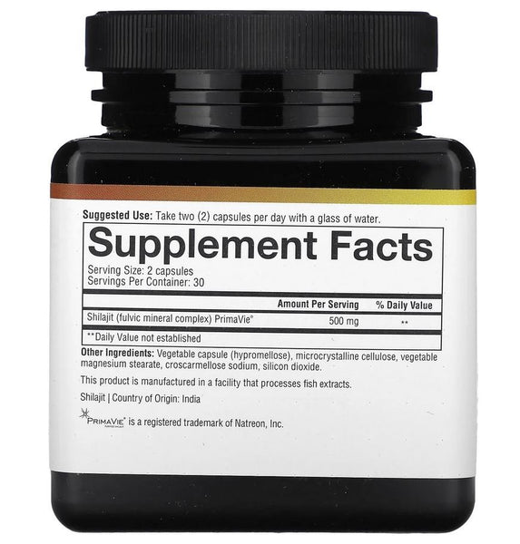 Youtheory - Shilajit - 60 Vegetarian Capsules