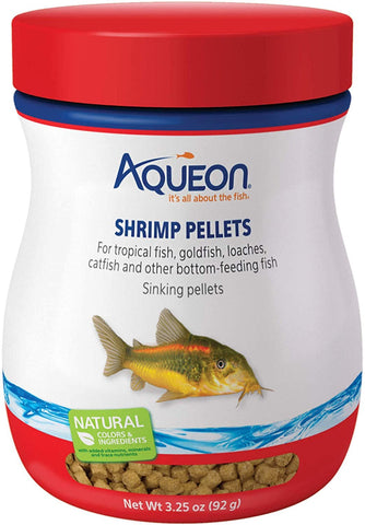 AQUEON - Shrimp Pellets Fish Food - 3.25 oz. (92 g)