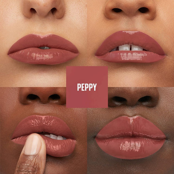 MAYBELLINE - SuperStay Vinyl Ink Liquid Lipstick PEPPY - 0.14 fl oz (4 ml)