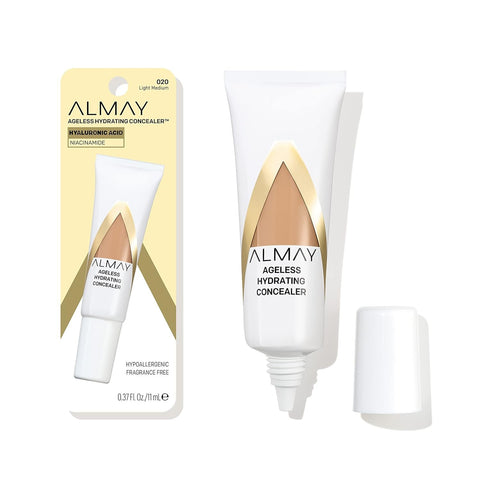 ALMAY - Ageless Hydrating Concealer, Light Medium - 0.37 fl oz (11 ml)
