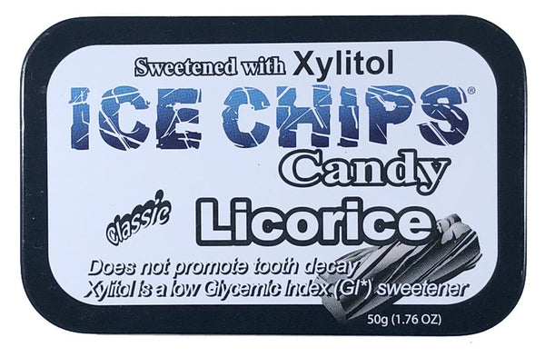ICE CHIPS CANDY - Licorice - 1.76 oz. (50 g)