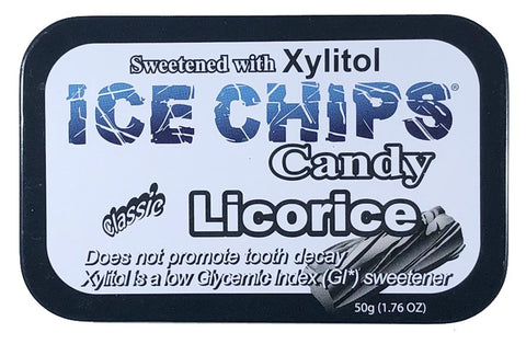 ICE CHIPS CANDY - Licorice - 1.76 oz. (50 g)