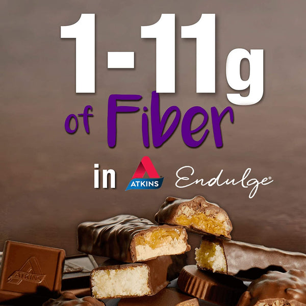 ATKINS - Endulge Chocolate Caramel Mousse Bars - 5 x 1.2 oz. Bars