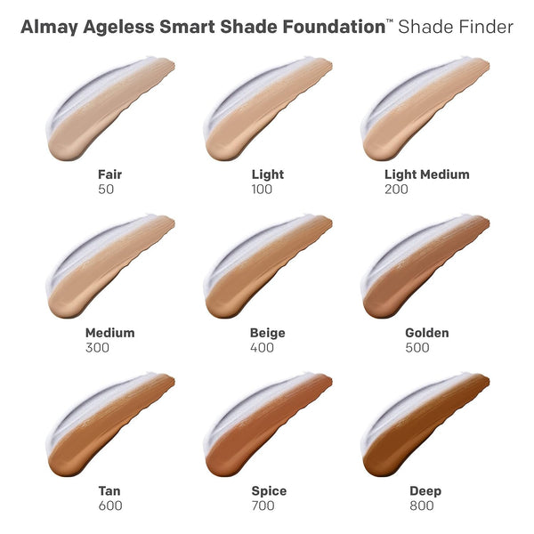 ALMAY - Ageless Smart Shade Foundation, Tan - 1 fl. oz. (30 ml)