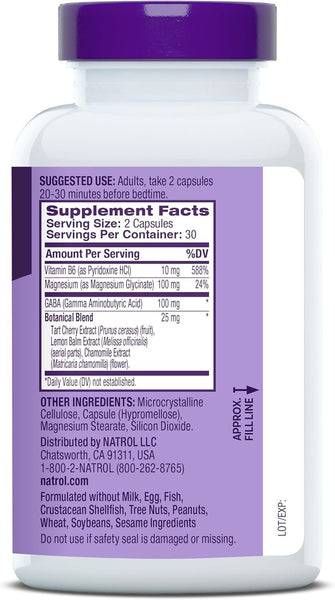 NATROL - Sleep & Restore Melatonin Free - 60 Capsules