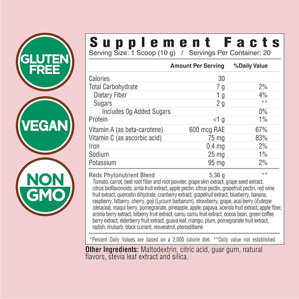 Country Farms - Super Reds Powder Mixed Berry - 7.1 oz (200 g)