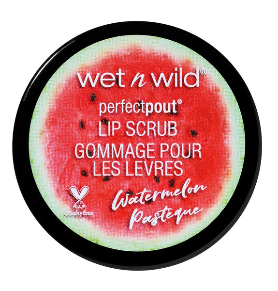 WET N WILD - Perfect Pout Lip Scrub, Watermelon - 0.35 oz. (10 g)