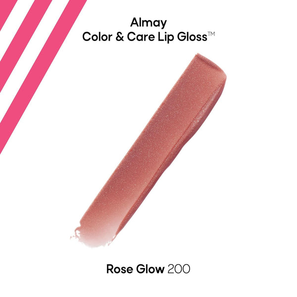 ALMAY - Color & Care Lip Gloss, Rose Glow - 0.1 fl oz (3 ml)
