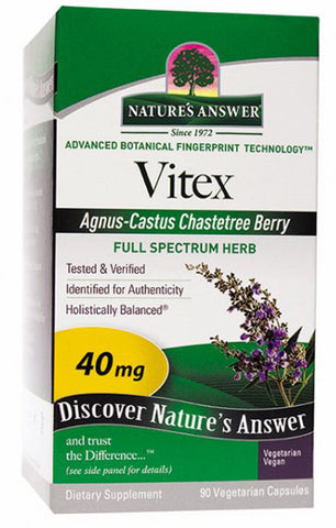 Natures Answer Vitex Agnus Castus Chastetree Berry