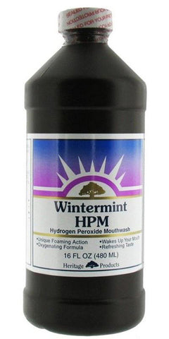 Heritage Hydrogen Peroxide Mouthwash Wintermint