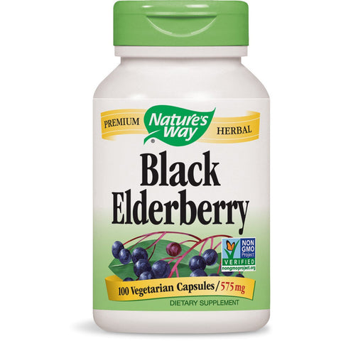 NATURES WAY - Black Elderberry 575 mg