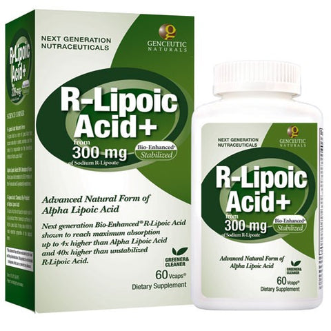 Genceutic Naturals R Lipoic Acid 300mg