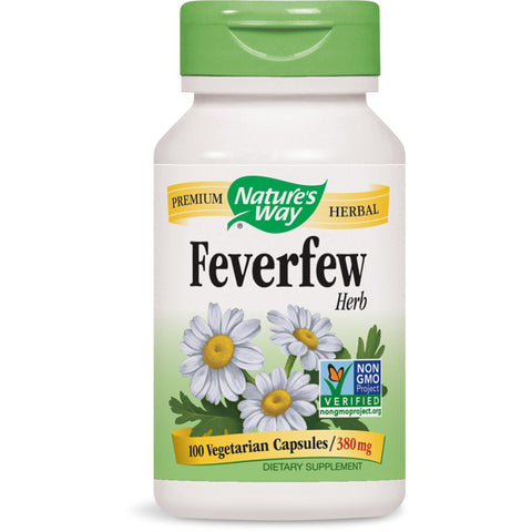 NATURES WAY - Feverfew Herb 380 mg