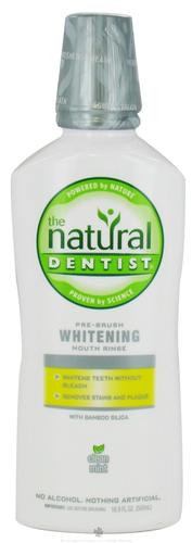 Natural Dentist Pre Brush Whitening Mouth Rinse Clean Mint