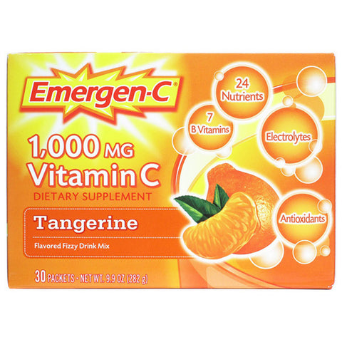 Alacer Corp - Emergen-C 1000 mg Vitamin C Tangerine - 30 x 0.3 oz. Packets