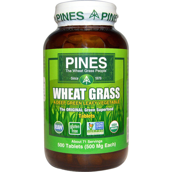 PINES - Wheat Grass 500 mg