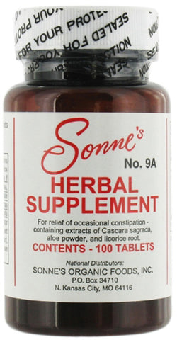 Sonnes Herbal Supplement No 9A