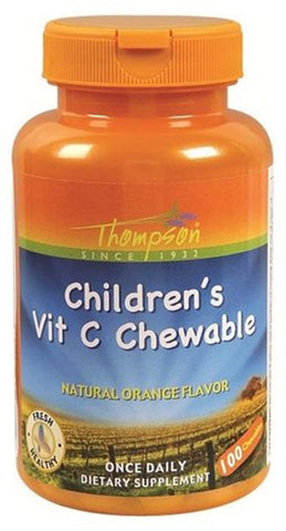 Thompson Nutritional Childrens Vitamin C Orange