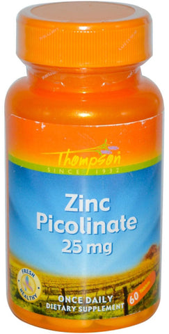 Thompson Nutritional Zinc Picolinate 25 mg