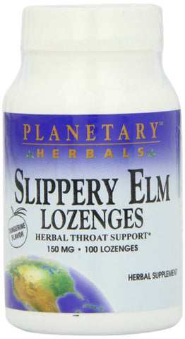 Planetary Herbals Slippery Elm Lozenges Unflavored