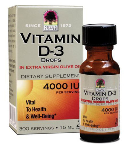 Natures Answer Vitamin D 3 Drops 4000IU