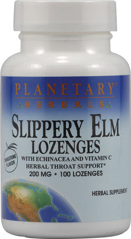Planetary Herbals Slippery Elm 150 mg Lozenges