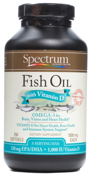 Spectrum Naturals Fish Oil with Vitamin D