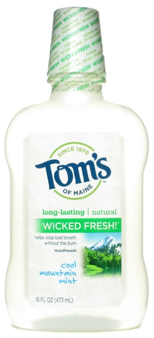 Toms Of Maine Long Lasting Cool Mountain Mint Mouthwash