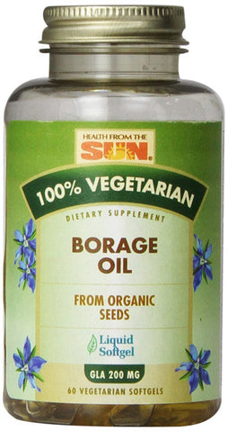 HealthFromTheSun 100 Vegetarian Borage Oil