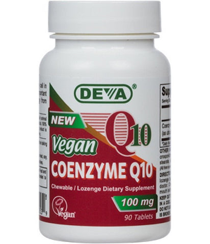 Deva Nutrition Vegan Coenzyme Q10 100 mg
