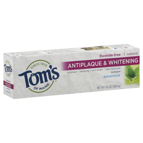 Toms Of Maine Fluoride free Toothpaste Spearmint