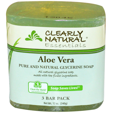 CLEARLY NATURAL - Glycerine Bar Soaps Aloe Vera