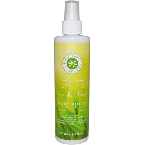 HONEYBEE GARDENS - Hair Spray Alcohol Free, Herbal Mint