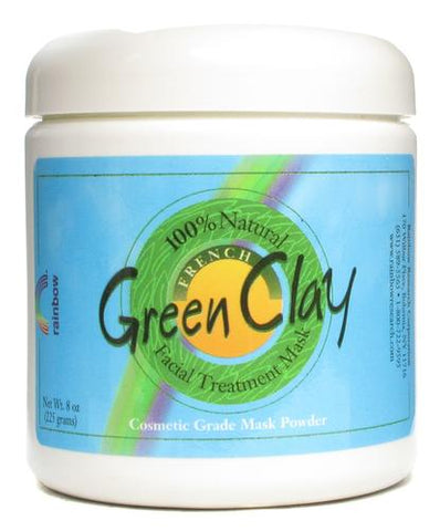 Rainbow Research French Green Clay Jar